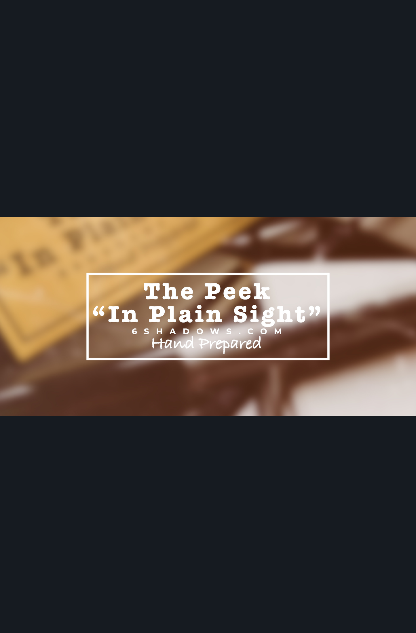 The Peek “In Plain Sight”